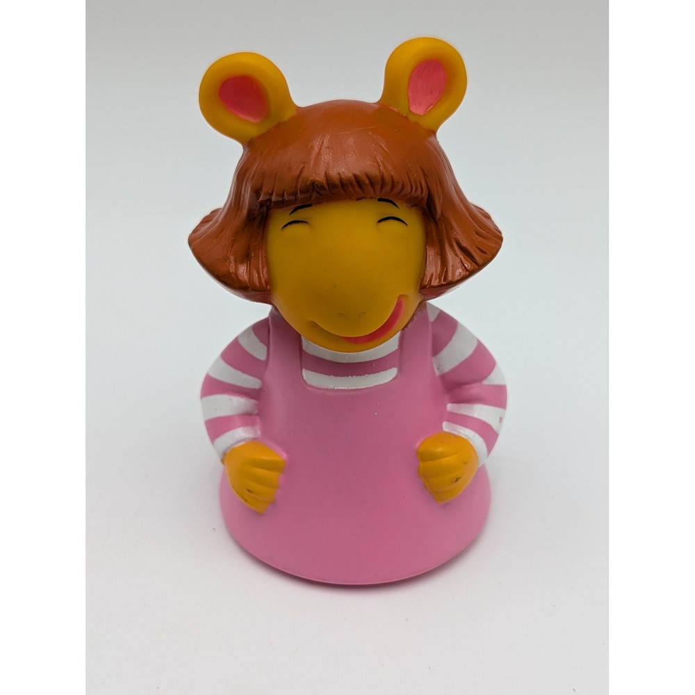 Marc Brown Arthur DW Finger Puppet Pink Striped Dress Figure